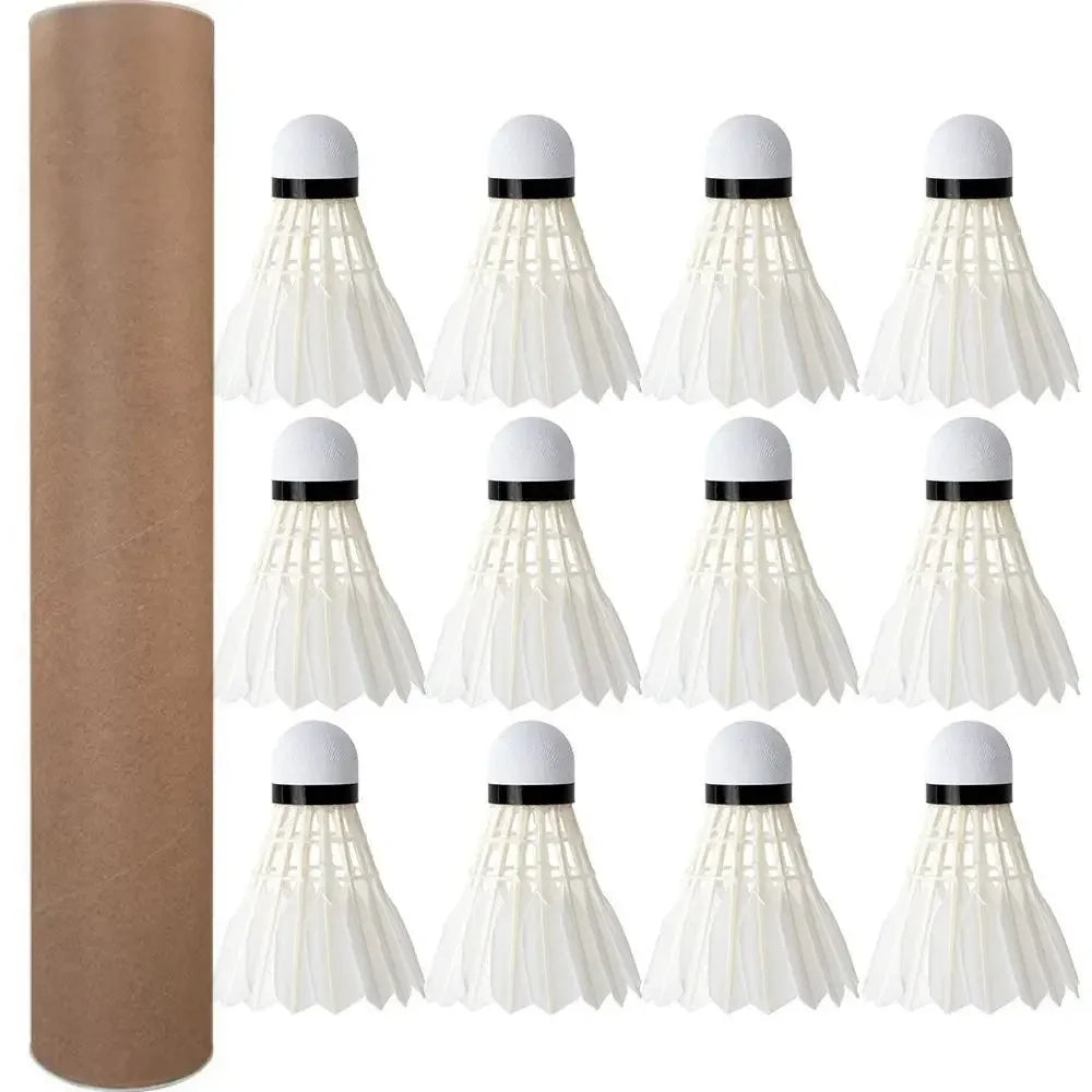 Professional Goose Feather Badminton Shuttlecocks Black Pack 3 6 12