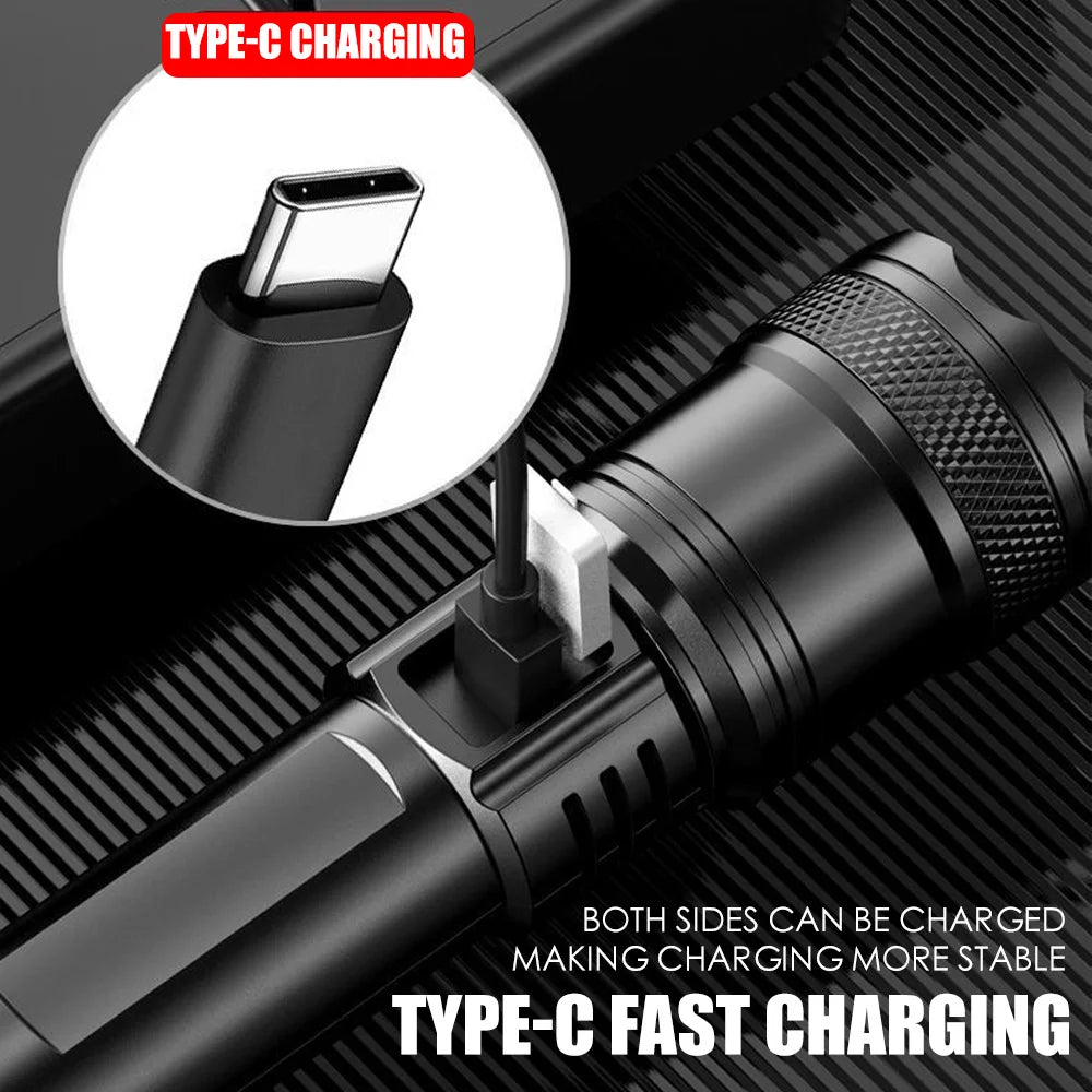 Light up every adventure and emergency with a high-power LED flashlight that adapts to your needs.