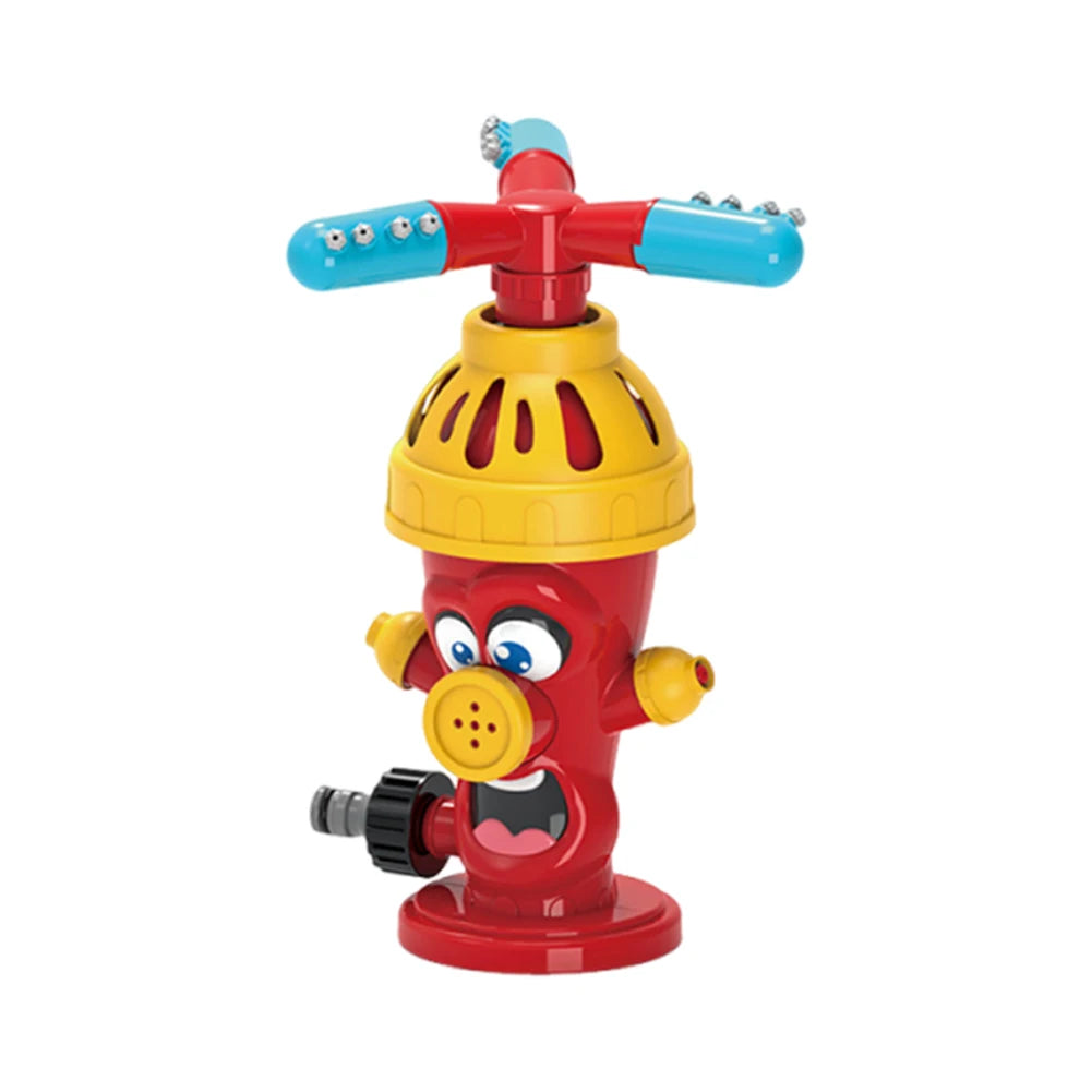 Fire Hydrant Cactus Sprinkler Toy Spinning Rotating Sprinkler For Backyard
