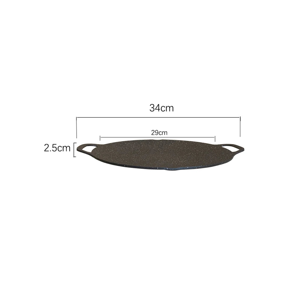 Shunmaii Nonstick Round Baking Pan Multi Purpose Bakeware For Kitchen Camping
