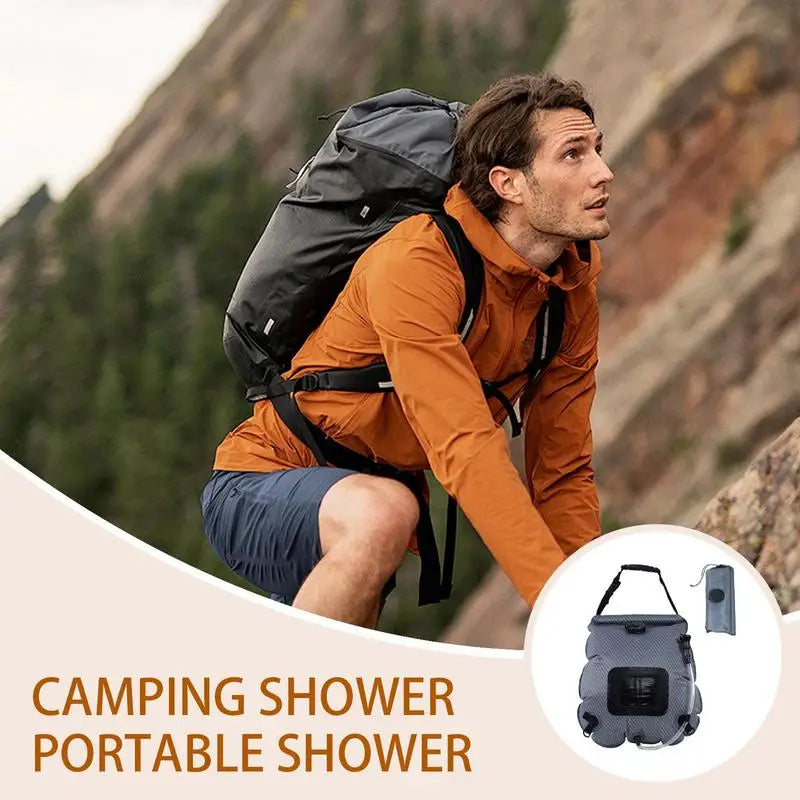 You can enjoy clean, refreshing showers anywhere with this rugged 20L Solar Shower Bag.