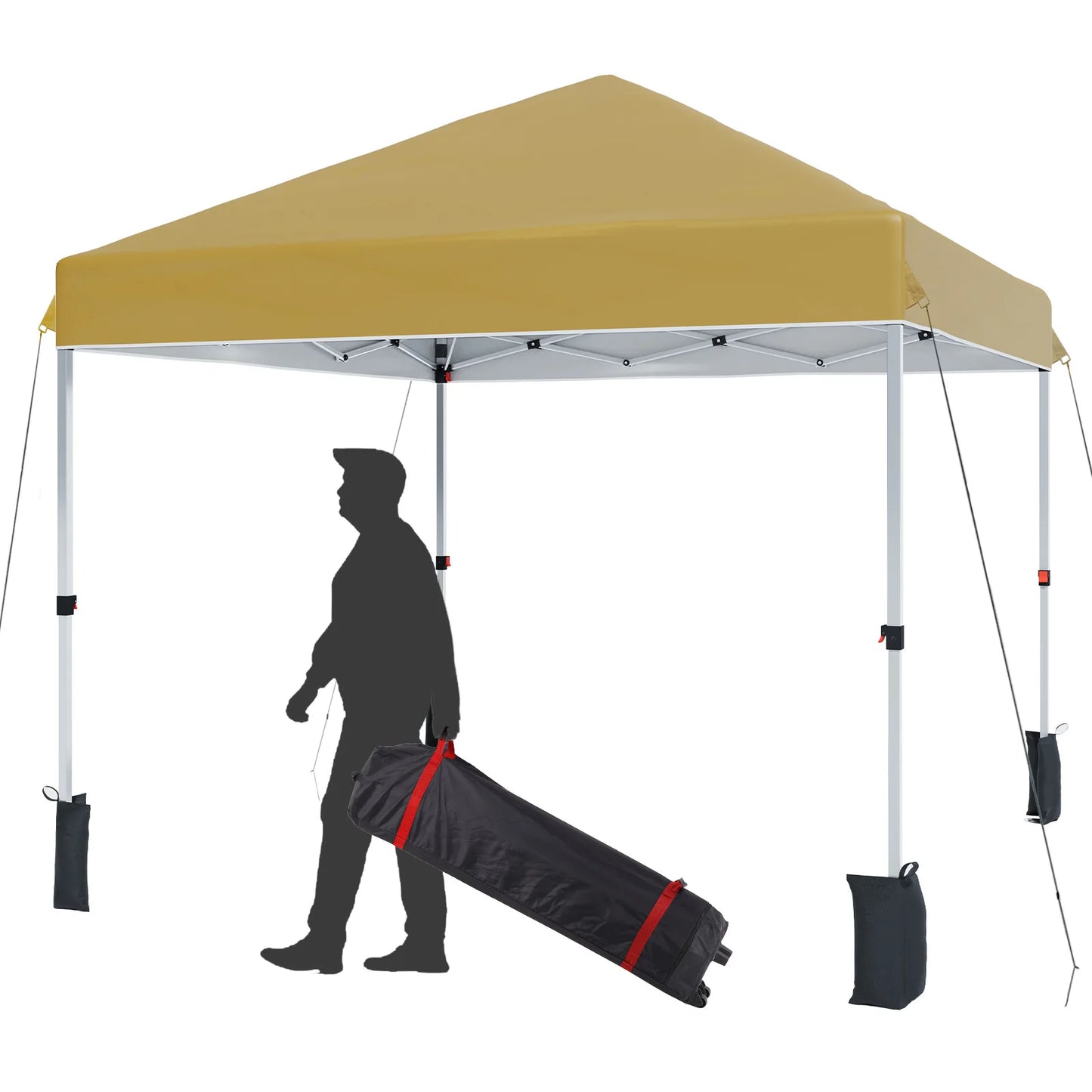 HiMISS 10x10ft Center Locking Canopy Tent Waterproof UV Protection