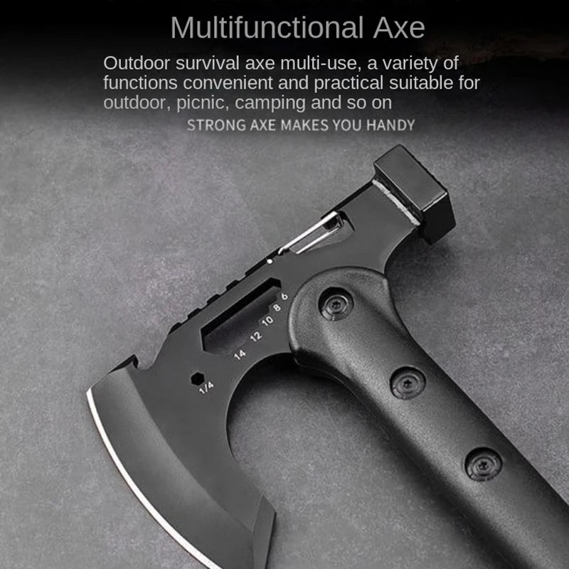 Multi Function Camping Axe Outdoor Tactical Hatchet Survival