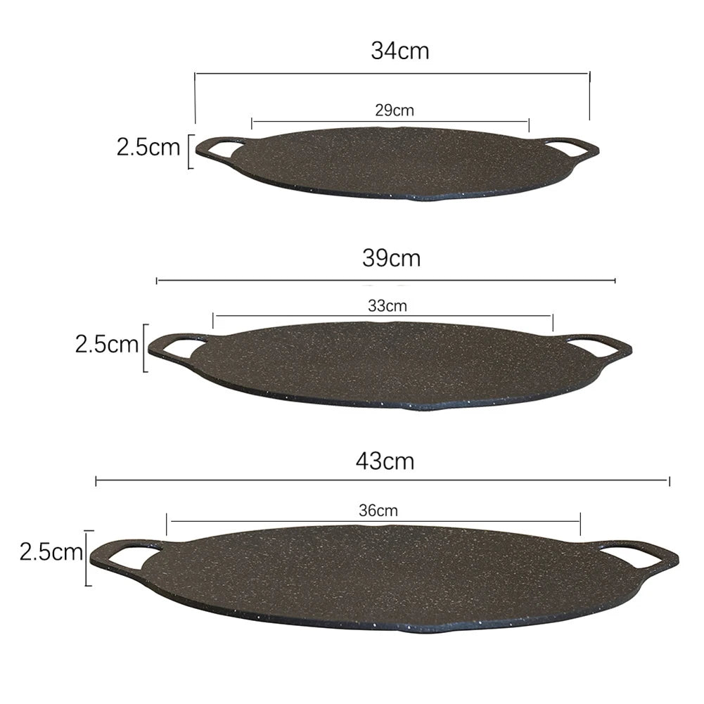 Shunmaii Nonstick Round Baking Pan Multi Purpose Bakeware For Kitchen Camping