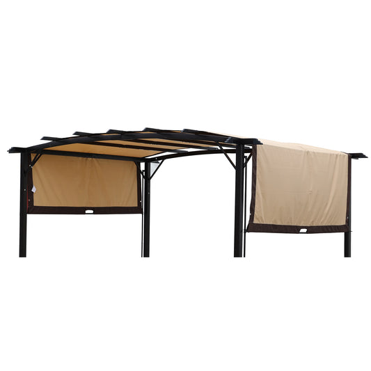Transform your outdoor space with this durable canopy cover replacement, designed to fit a 12x9 ft curved pergola, guard against sun and rain, and restore inviting shade in moments of downtime that blends with your outdoor decor.