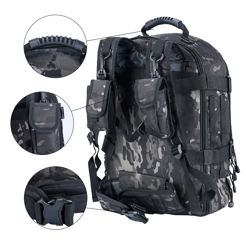 Conquer every mission and outdoor escape with a rugged, capacity-packed backpack built to endure tough conditions.