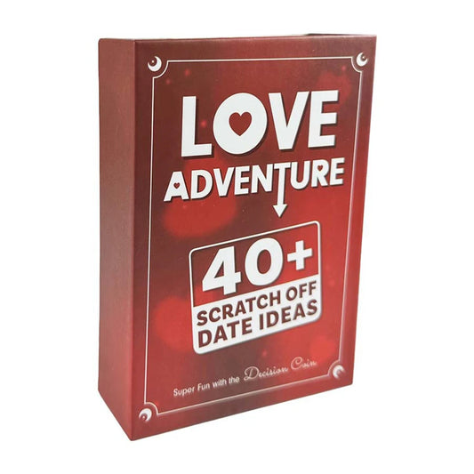 Love Adventure Scratch Off Date Ideas For Couples With Over 40 Cards QR Code Surprises Decision Coin And Blank Cards