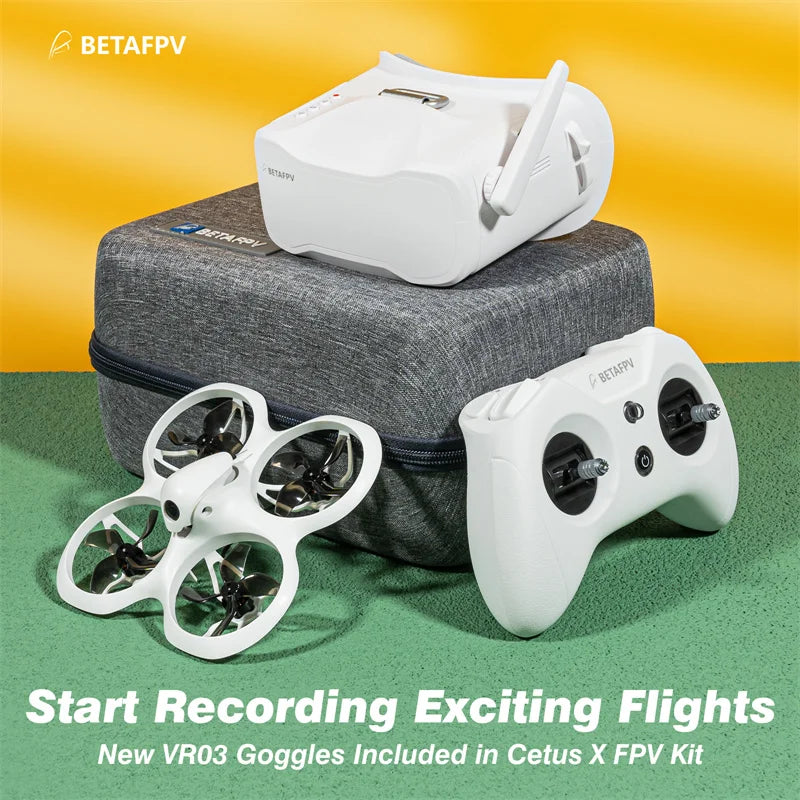 Discover precision and agility with BEYONDSKY's Cetus X FPV Kit, the compact indoor racer built for your quick flips, tight turns, and smooth control in small spaces.