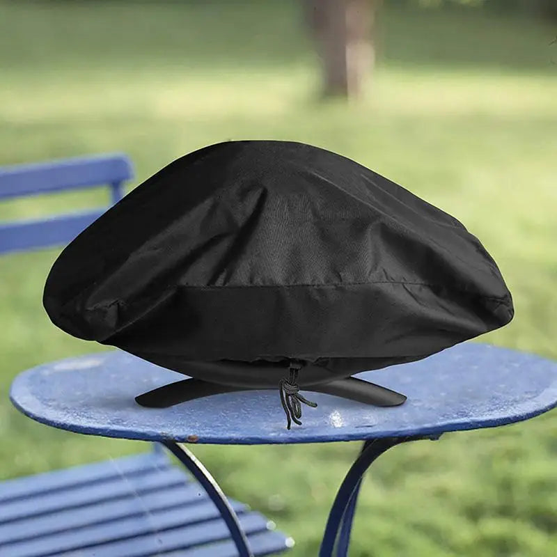 Protect your grill from rain, dust, and sun with this durable 210D Oxford BBQ cover for year-round protection.