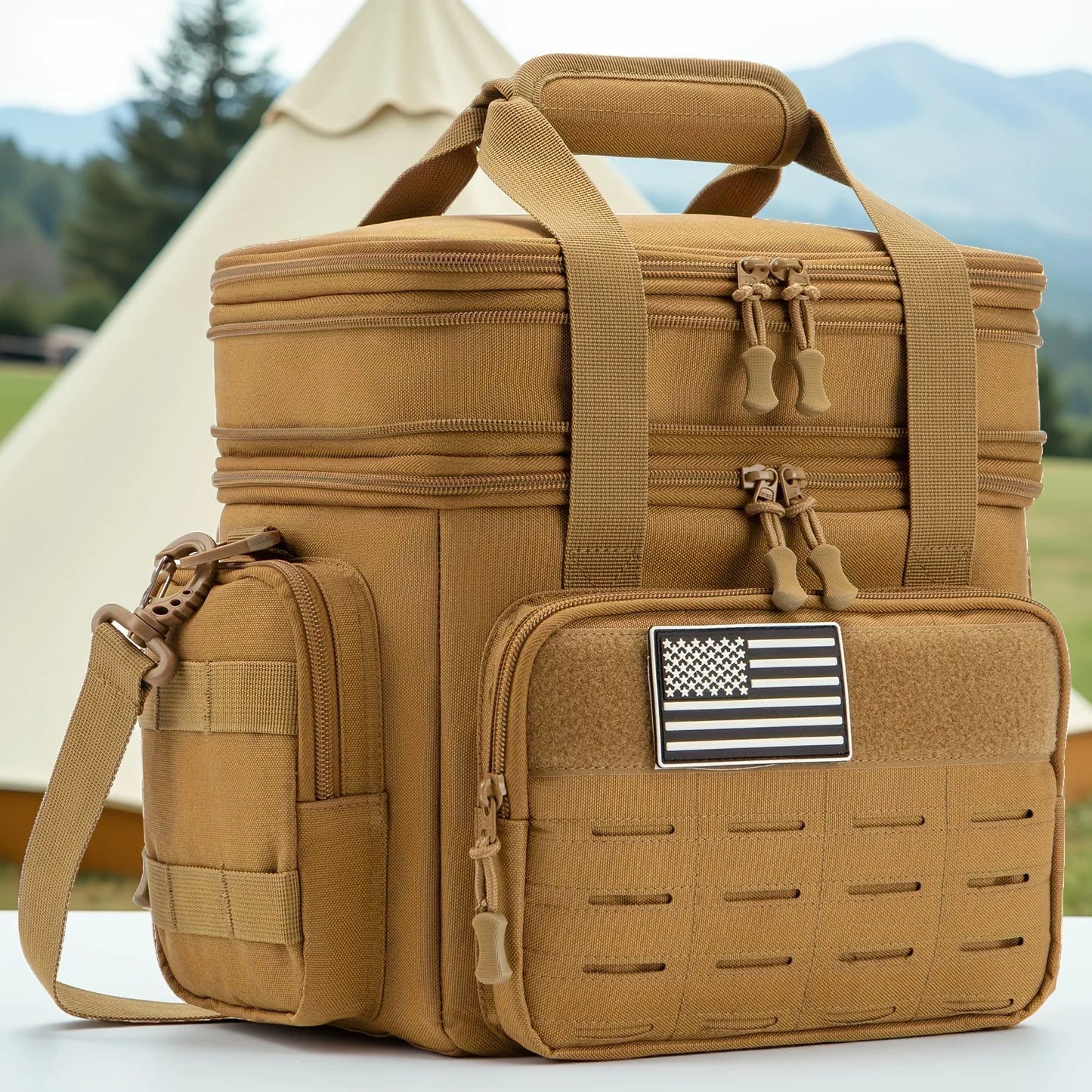 Meet your go-to tactical lunch companion from ReFire Gear, an 18L expandable, insulated cooler that keeps meals fresh on long workdays, camping trips, and any outdoor mission you tackle.