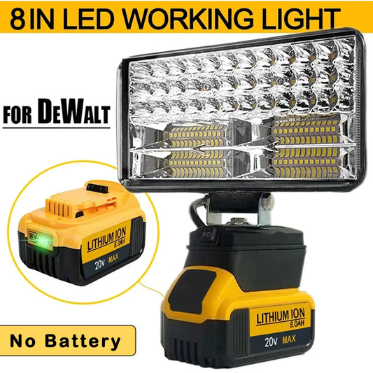 Light up every moment with this rechargeable LED portable spotlight you can rely on in any setting.