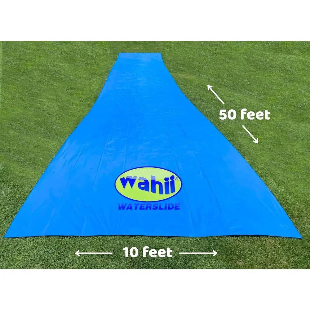 OLOEY The Original Giant Backyard Water Slide 75 Ft Family Slip And Slide Blue