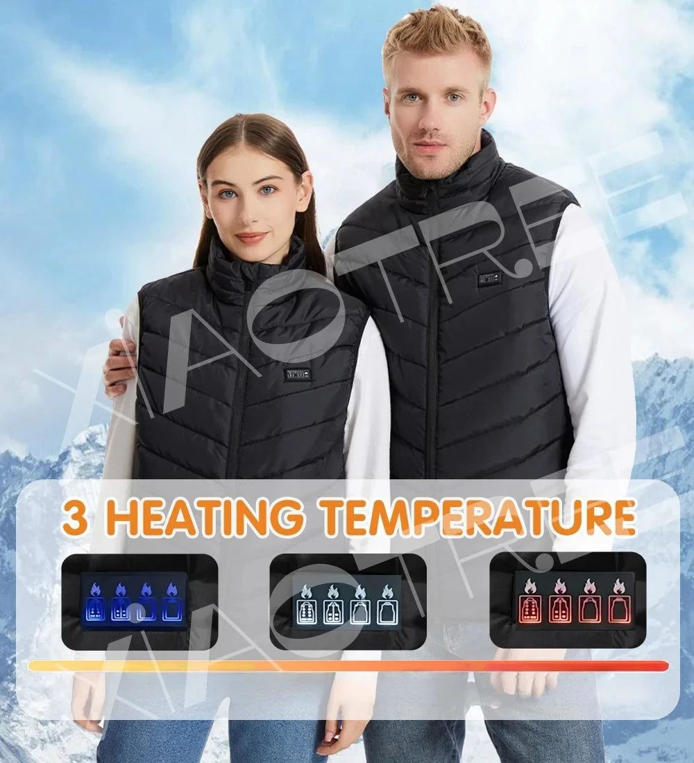 Stay warm outdoors with the XIAOTREECN heated vest that blends comfort, warmth, and versatility for every adventure you undertake.