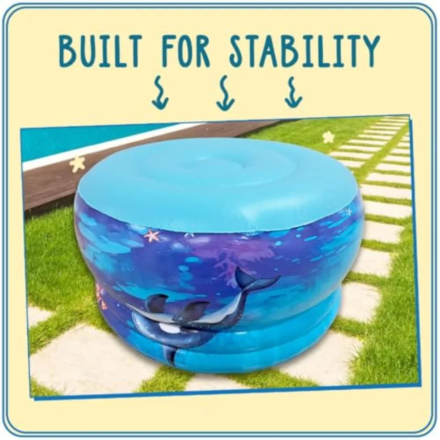 Baby Outdoor Water Table Toddler Playset With Fishing Pole Toys