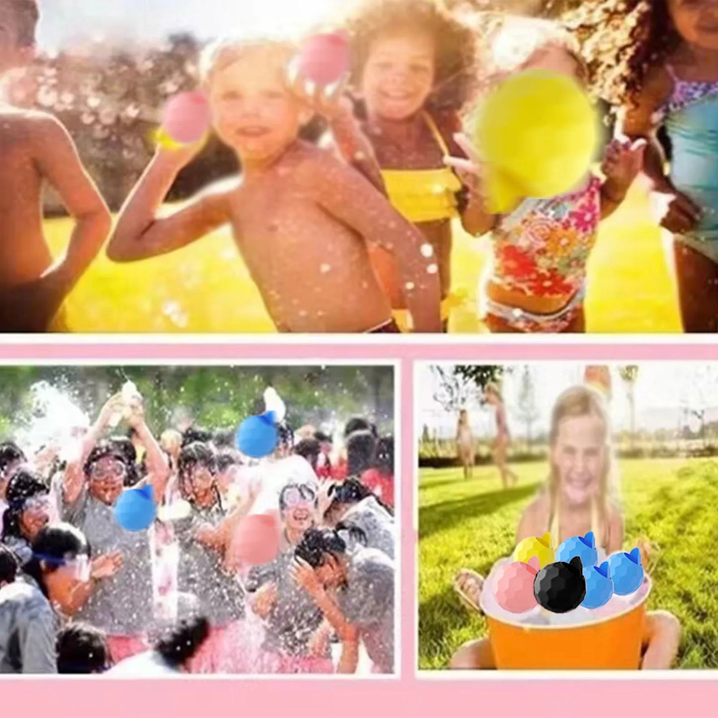 Turn sunny days into lively, mess-free fun with these reusable water balloons that seal quickly and reliably survive season after season.