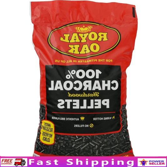 Royal Oak 100 Percent Hardwood Charcoal Pellets 20 Lb Bag for Pellet Grills