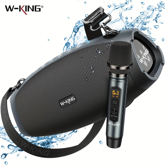 W King 120W Peak Portable Bluetooth Speaker With Wireless Microphone Waterproof