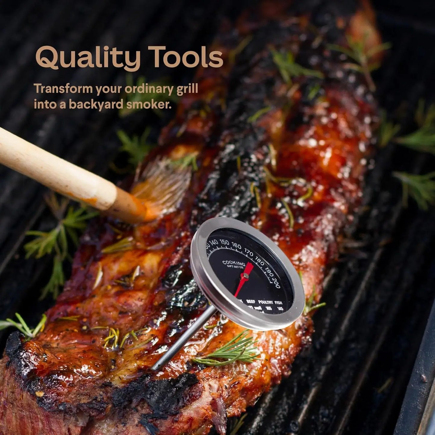 Elevate your backyard BBQ with this premium stainless steel smoker box kit designed for gas and charcoal grills, delivering deep wood-fired flavor with effortless setup.