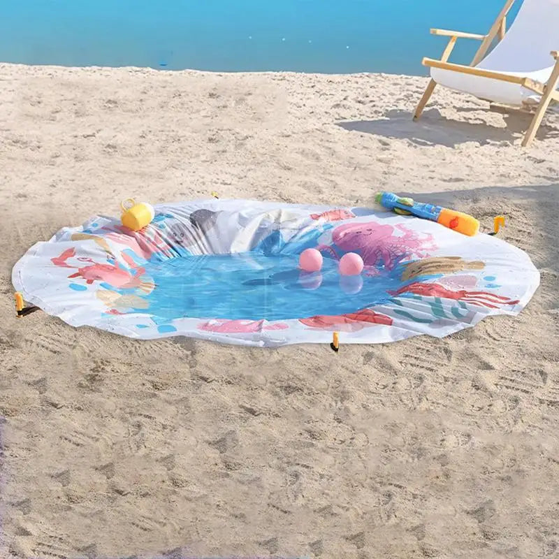 Turn every sunny day into your splash-filled adventure with this Beach Puddle Pool built for toddlers.
