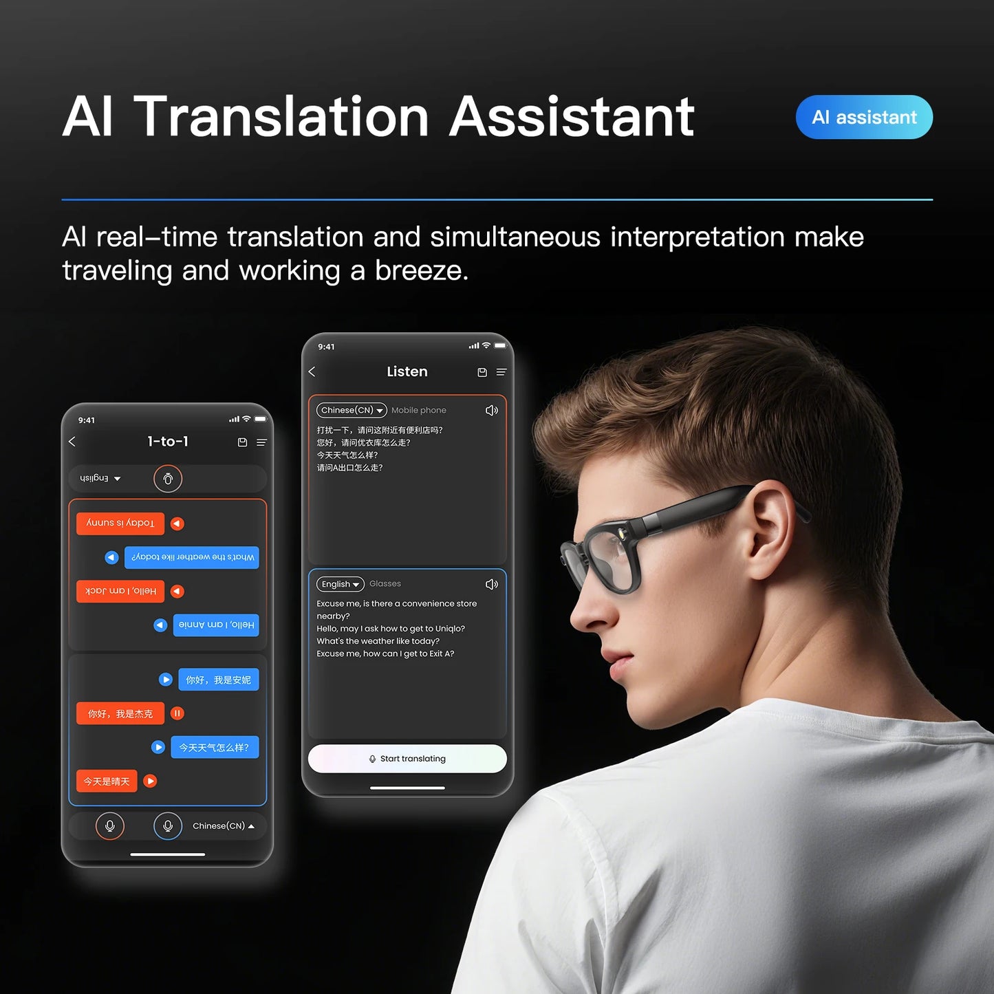 Experience smarter eyewear that keeps you connected, protected, and in control with EIGIIS AI Smart Glasses.