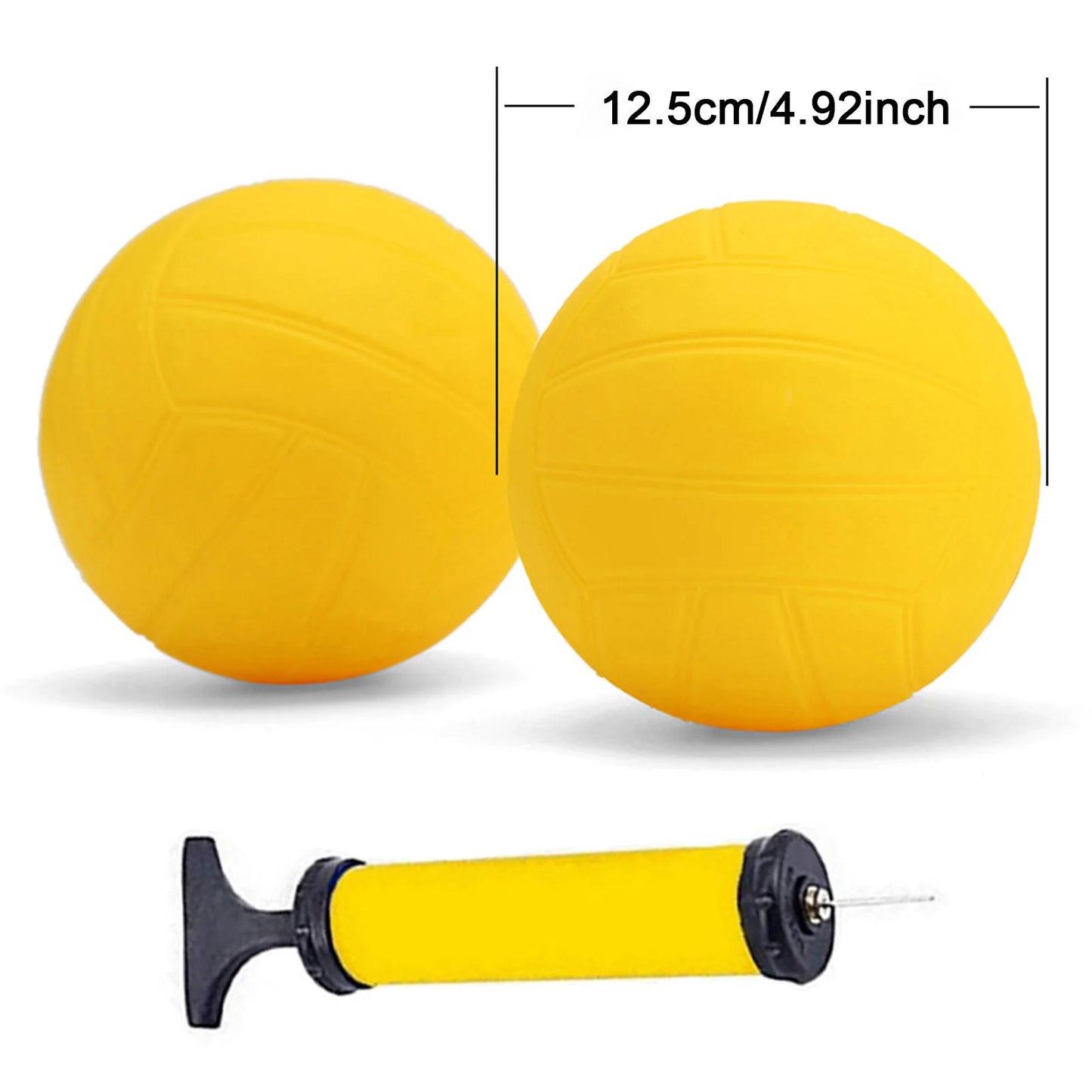 Perfeclan Spike Replacement Balls Mini Volleyball With Pump