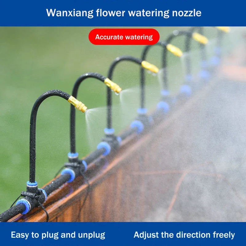 Upgrade your outdoor watering with a universal automatic irrigation sprinkler kit that delivers efficient, even mist across balconies, patios, and gardens.