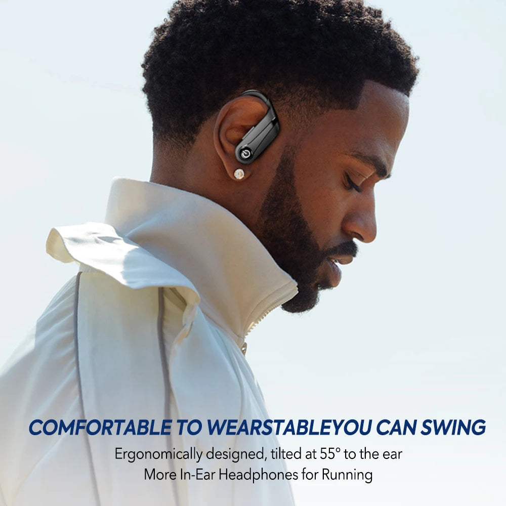 Experience dependable performance and freedom during workouts with the MPOW Q63 wireless earbuds, designed for comfort, reliability, and everyday durability.