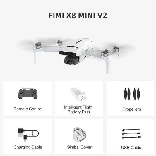 ISHOWTIENDA Fimi X8 Mini V2 4K Camera EIS Drone With 3 Axis Gimbal
