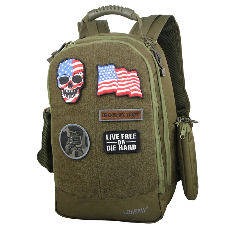 Gear up for any outdoor mission with the 35L LQARMY outdoor tactical backpack, built to endure, protect, and perform under rugged conditions.