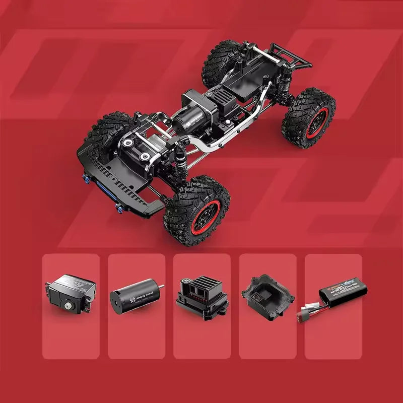 JIUSICE 1:12 Brushless High Speed RC Car Four Wheel Drive Off Road RTR