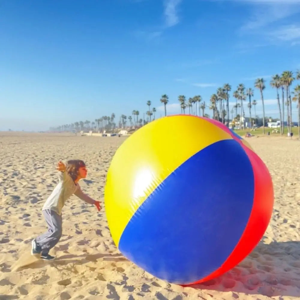 Large PVC Beach Ball 130cm and 150cm for Pool Volleyball Water Games