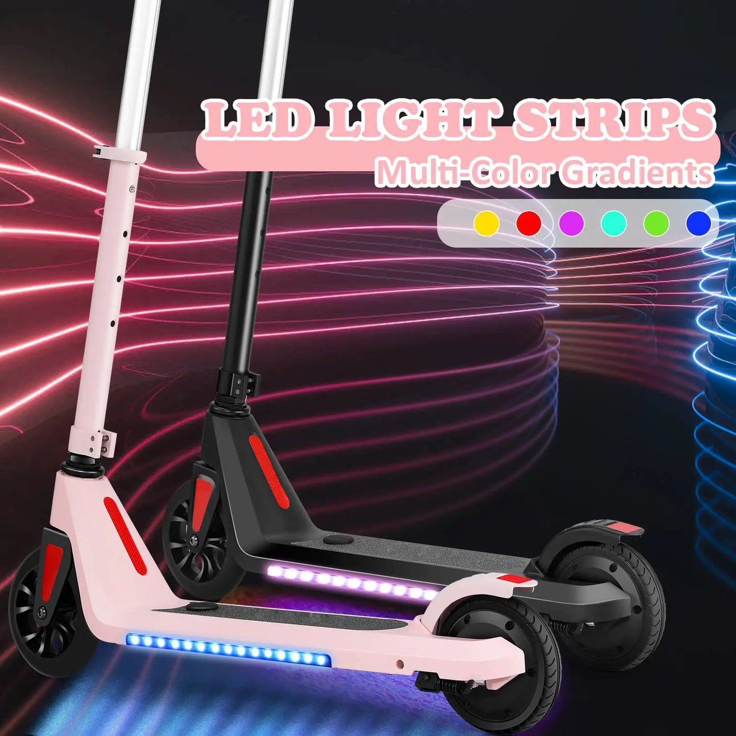 Your child will conquer playground routes and neighborhood sidewalks with confidence, color, and safety, as CAROMA gives you a dependable kid-friendly scooter built to grow with them.