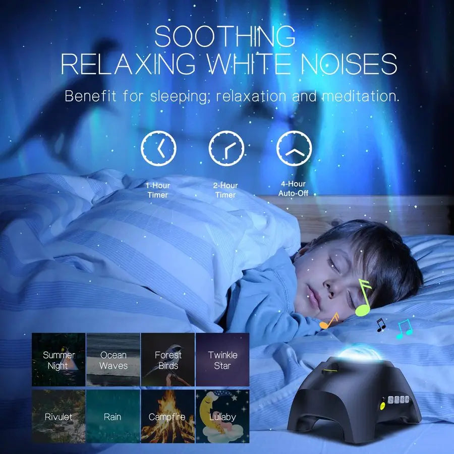 XMSJ Galaxy Aurora Projector 33 Light Effects LED Star Night Lamp Remote