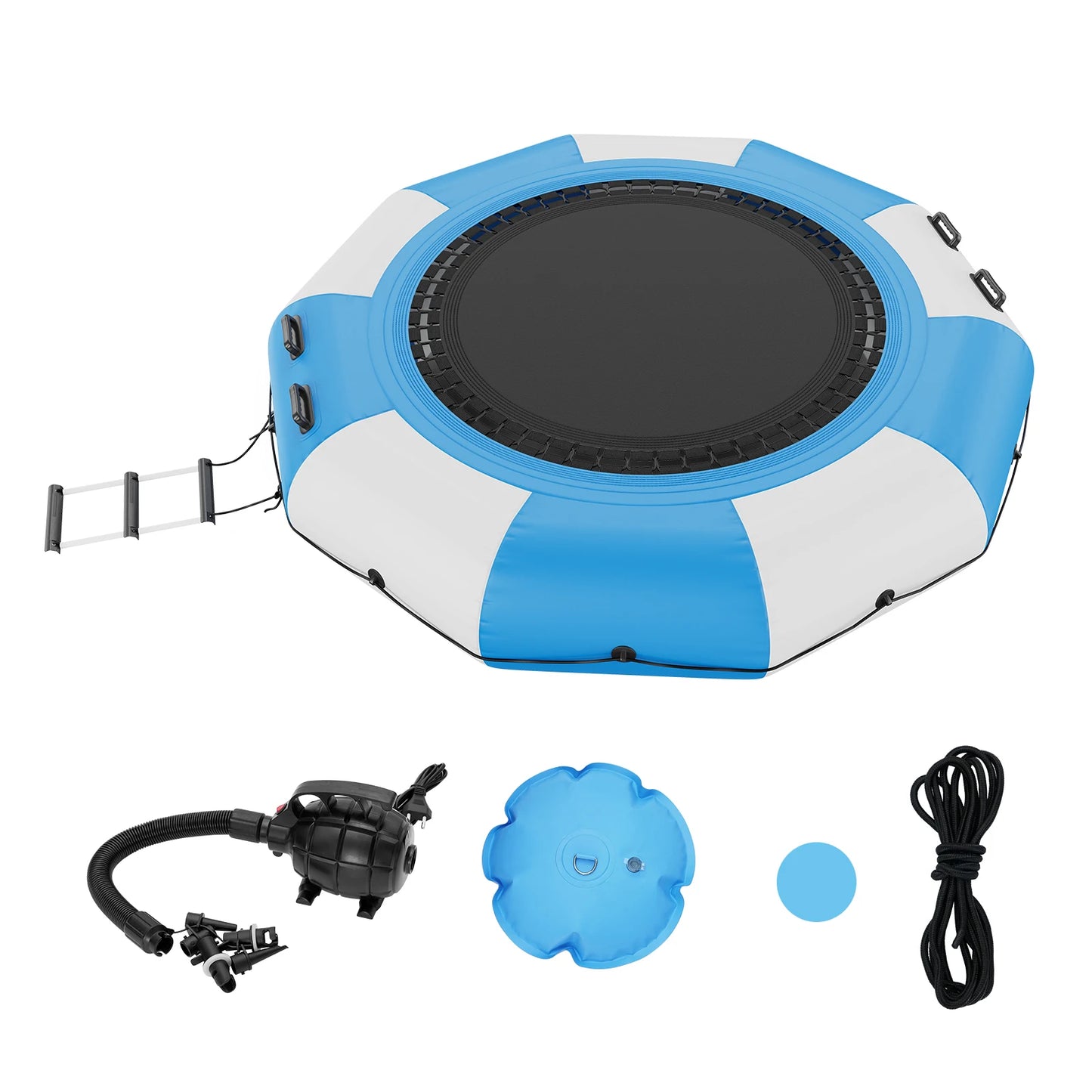 Turn every sunny day into a splashy adventure with this inflatable water bouncer that lets you transform pools, lakes, and beaches into a floating playground.