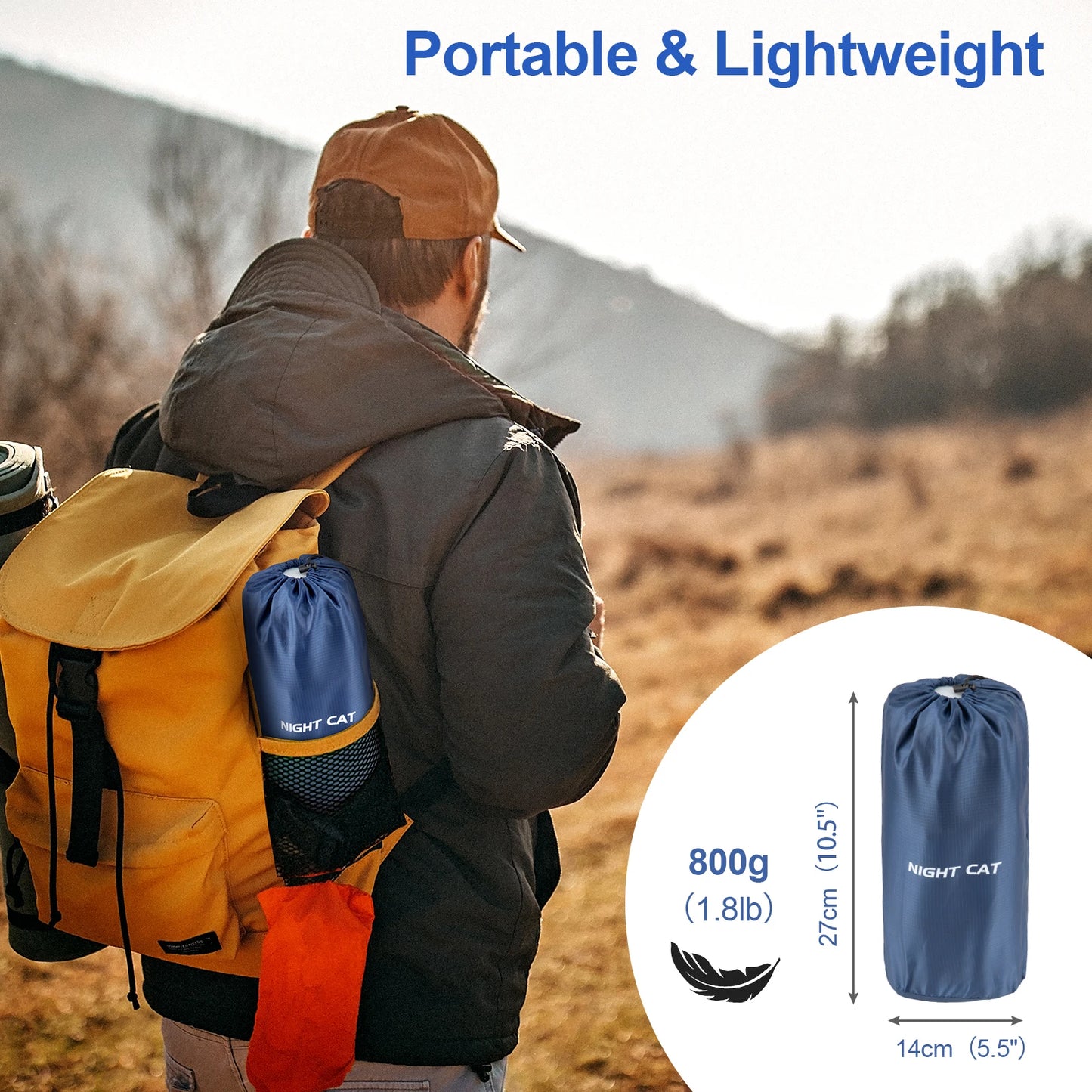 Sleep soundly outdoors with this waterproof ultralight air mattress that packs down tiny, inflates fast, and supports you through rugged campsite nights.