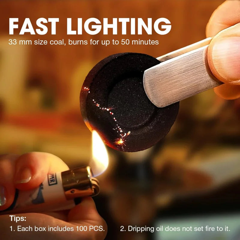 Experience rapid, hassle-free lighting with Quick Light Charcoal Briquettes and get your backyard barbecue started in minutes, delivering bold flavor, steady heat, and minimal mess so you can focus on your guests and the moment.