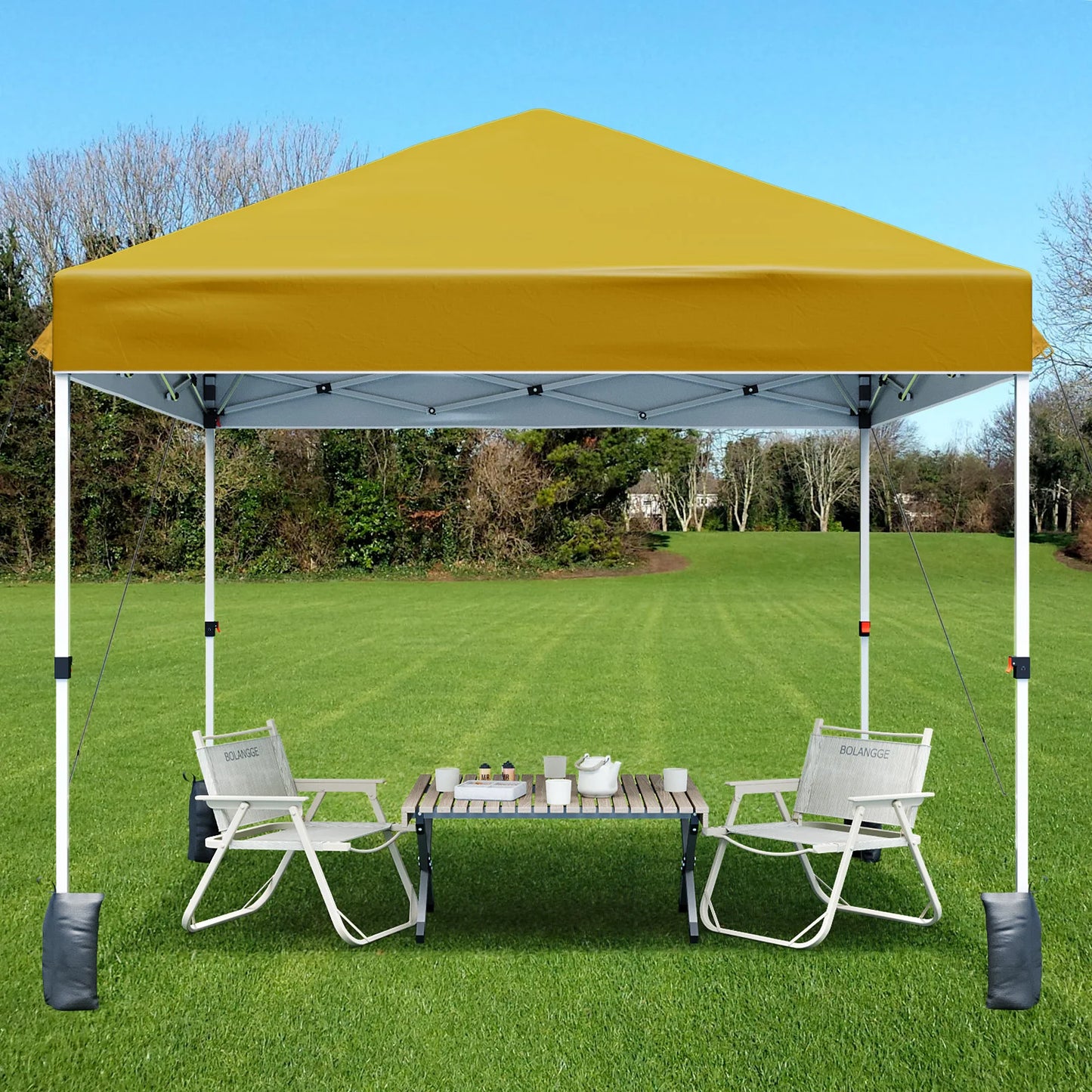 HiMISS 10x10ft Center Locking Canopy Tent Waterproof UV Protection