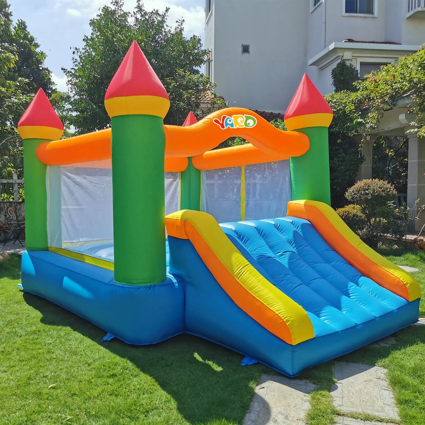 Turn your yard into a burst of laughter and adventure with the NONEDesign Yard Inflatable Bounce House, a trusted inflatable playground for family fun.