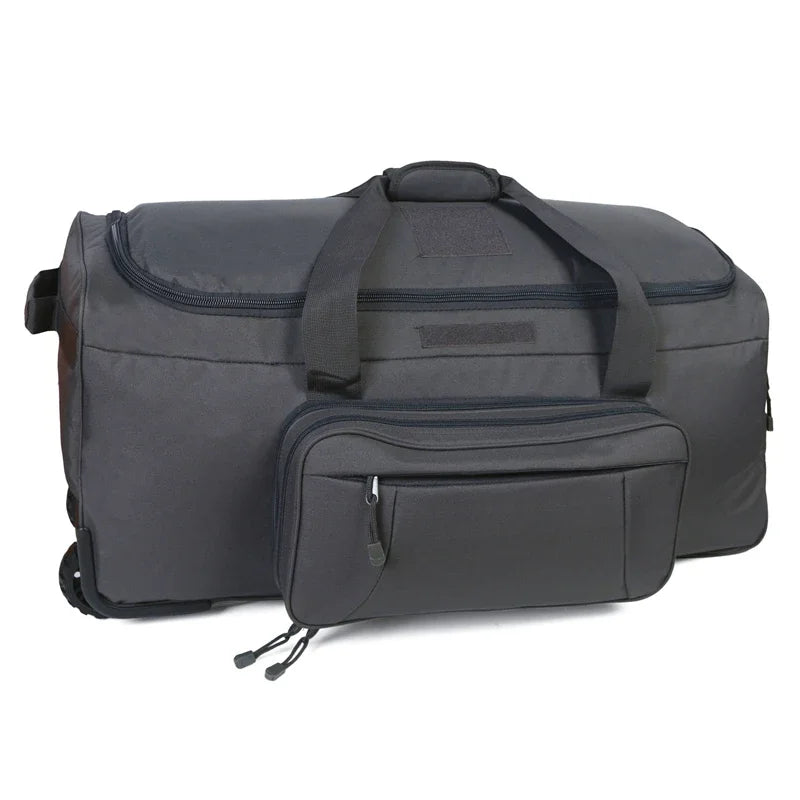 Ready for any expedition, this LQARMY 124L outdoor camping travel bag combines rugged durability with practical organization, making heavy loads feel lighter and journeys smoother.
