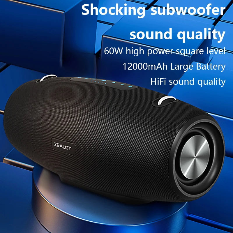 S67 Wireless Speaker With Shoulder Strap Outdoor Waterproof Portable