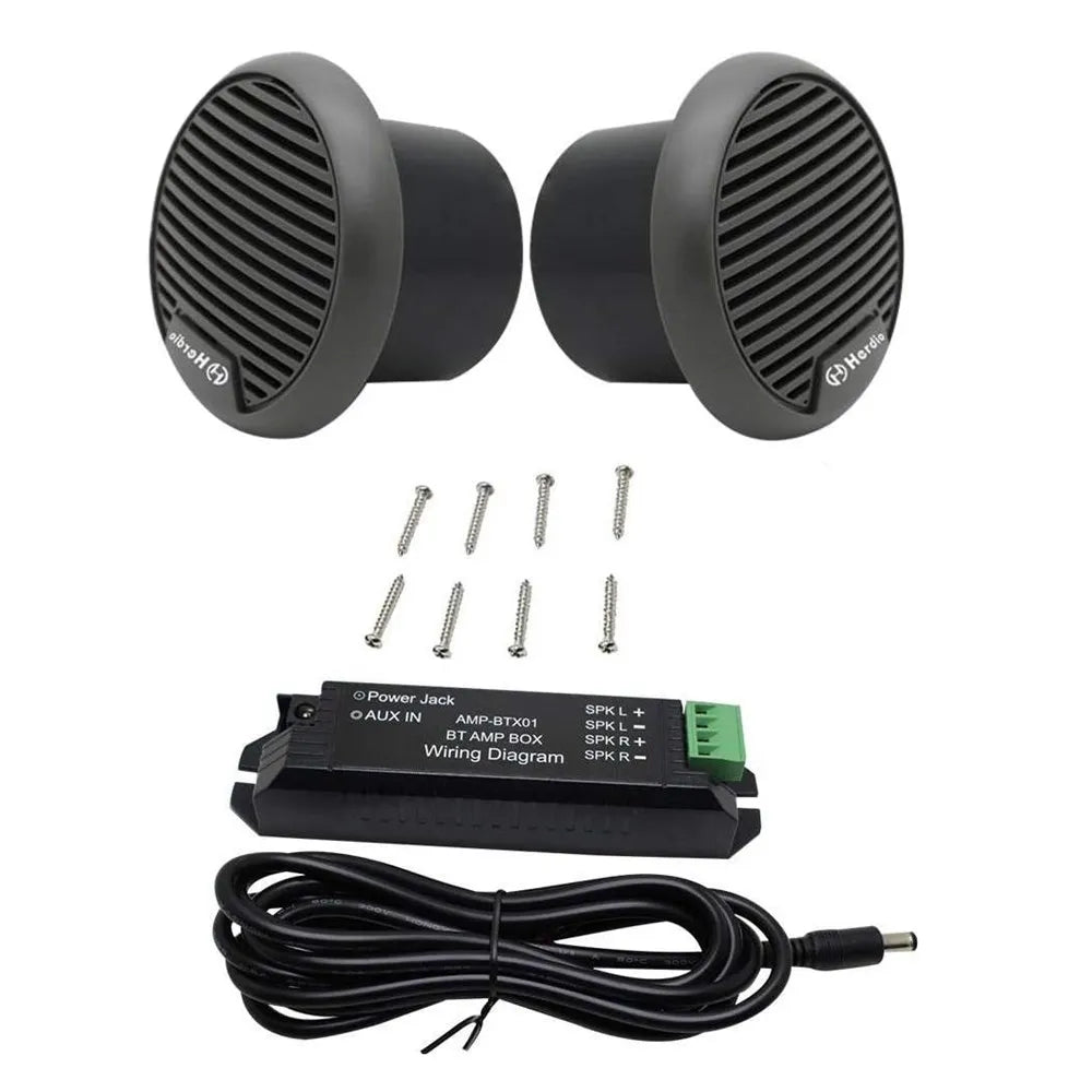 Herdio 160W 3 Inch Marine Boat Waterproof Bluetooth Speaker For ATV UTV Outdoor