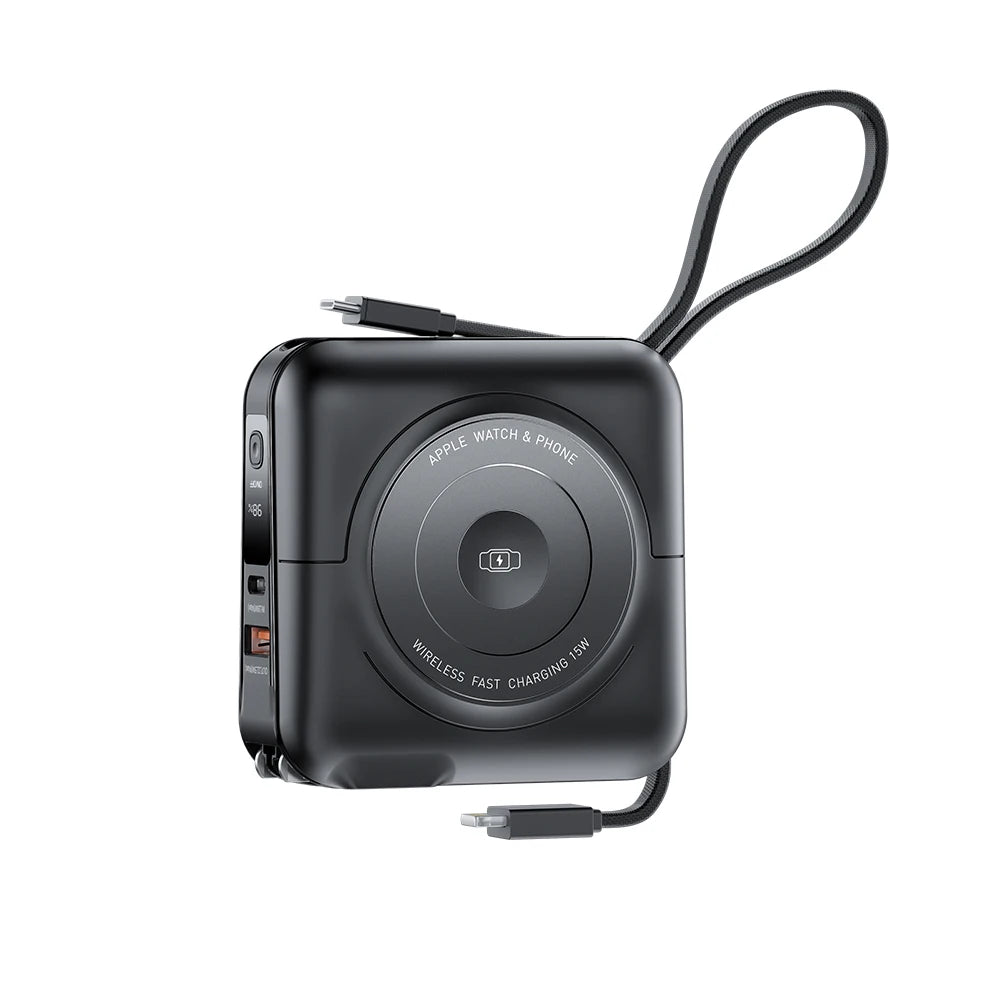 Charge on the go with Crown’s 8 In 1 Magnetic Wireless Power Bank, a 15000mAh powerhouse built for busy lives and travel.