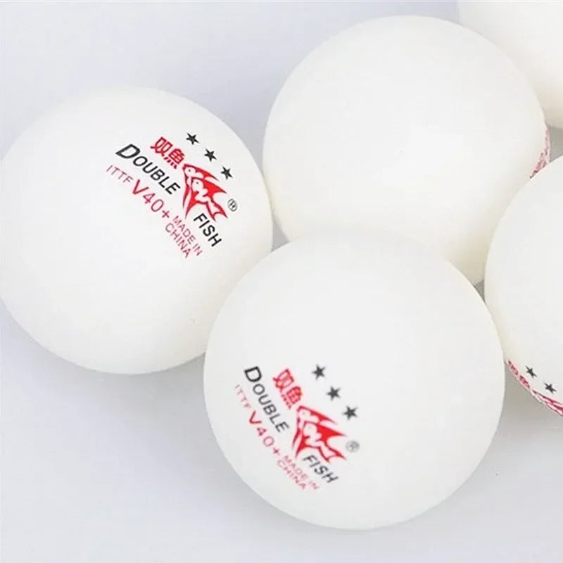 Original DOUBLE FISH V40+ 3 Star 30Pcs Ping Pong Ball Seamed ABS New Material Table Tennis Balls ITTF Standard Ping Pong Balls