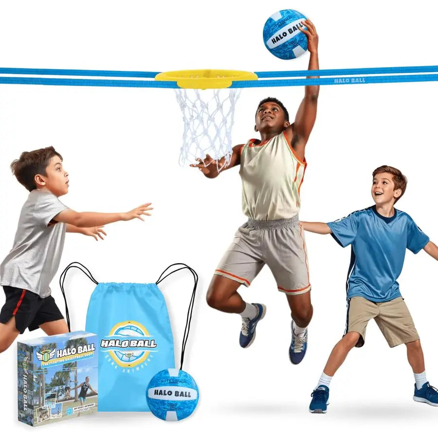 BALL Portable Adjustable Height Floating Basketball Hoop For Outdoor Yard