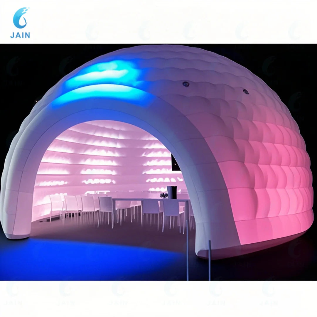 You can create unforgettable events with the JAIN Oxford inflatable igloo dome tent, a weather-ready centerpiece for your parties, festivals, exhibitions, and backyard celebrations.
