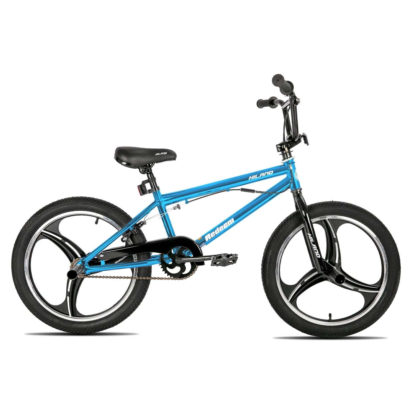 Hit the park with confidence on the Hiland 20 Inch Kids BMX Bike, designed for ages 5 to 12 to master freestyle and fearless, long lasting fun that grows with them.