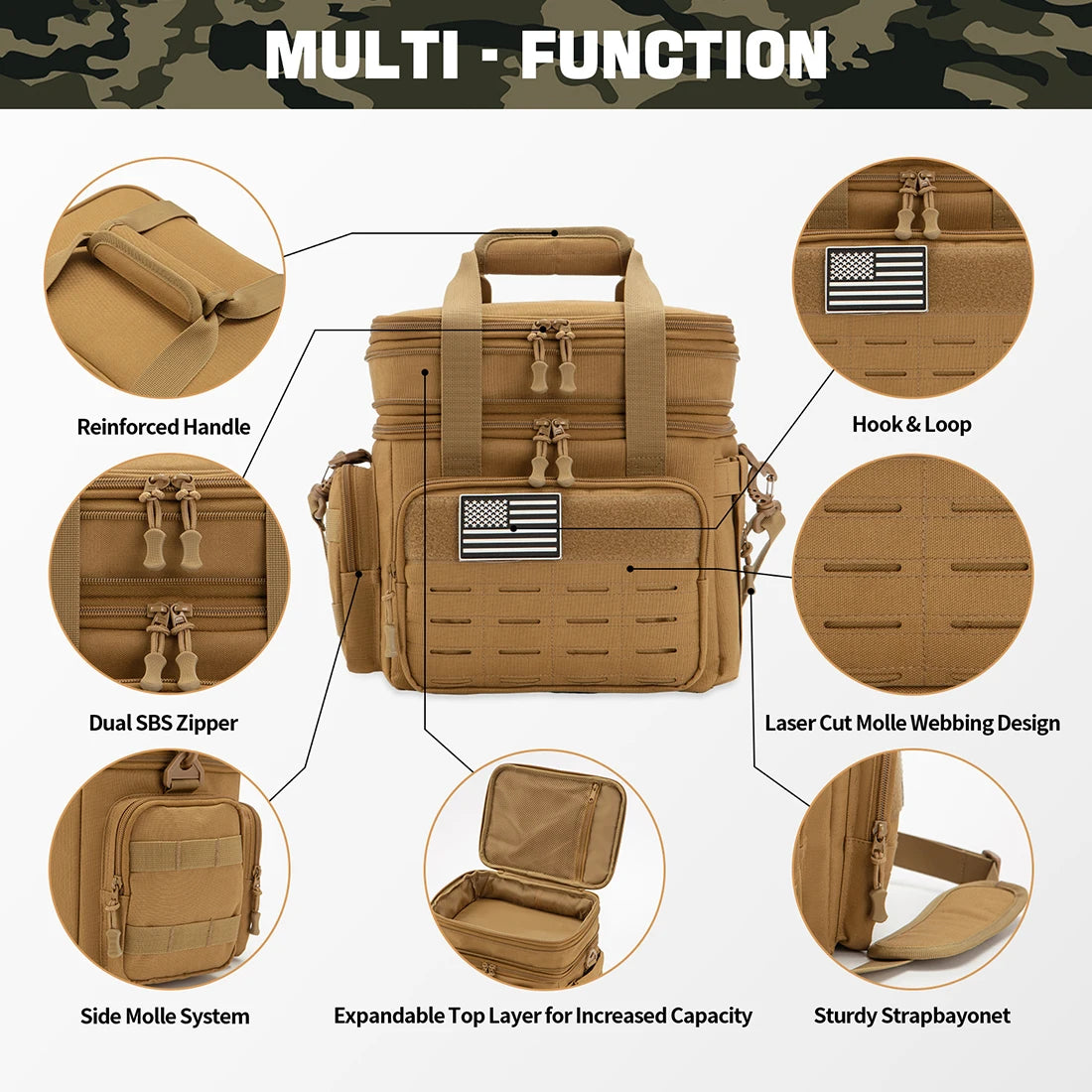 Meet your go-to tactical lunch companion from ReFire Gear, an 18L expandable, insulated cooler that keeps meals fresh on long workdays, camping trips, and any outdoor mission you tackle.