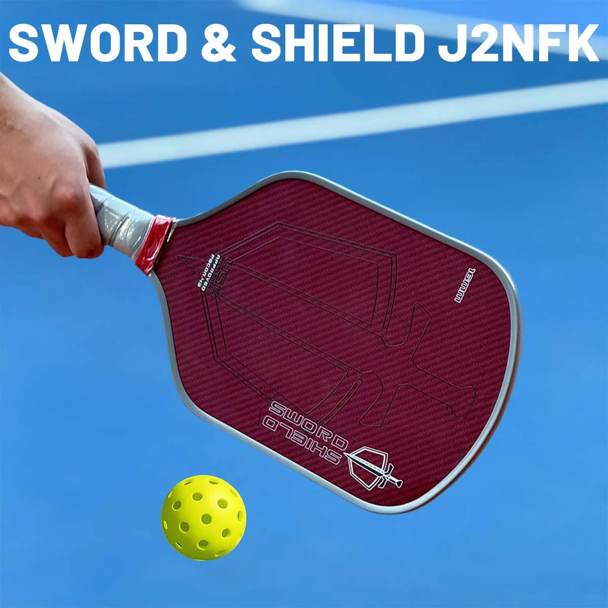 Azgairit Pickleball Paddle Sword And Shield J2NFT Gen Four Point Five EPP Core