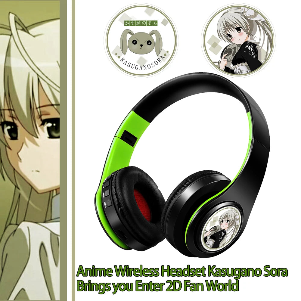 AYVVPIIC Miku Nakano Sanjiu Cosplay Bluetooth Headset Over Ear Headphones