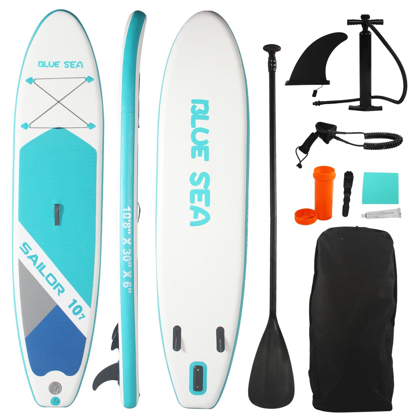 Cadalene 10ft 8in Inflatable Stand Up Paddle Board For Adult Non Slip Deck PVC